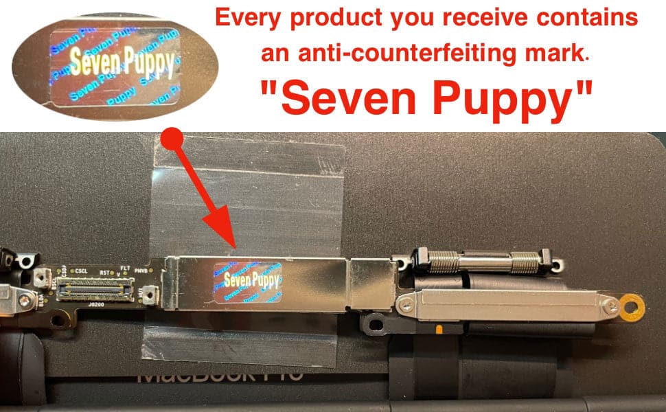 A+ SEVEN PUPPY For Apple Macbook Air Replacement Screen for Air A1466 13" 2013 2014 2015 2016 2017 EMC 2632 EMC 2925 EMC 3178 Complete LCD Screen Display Assembly 661-02397,661-7475 (Assembly)