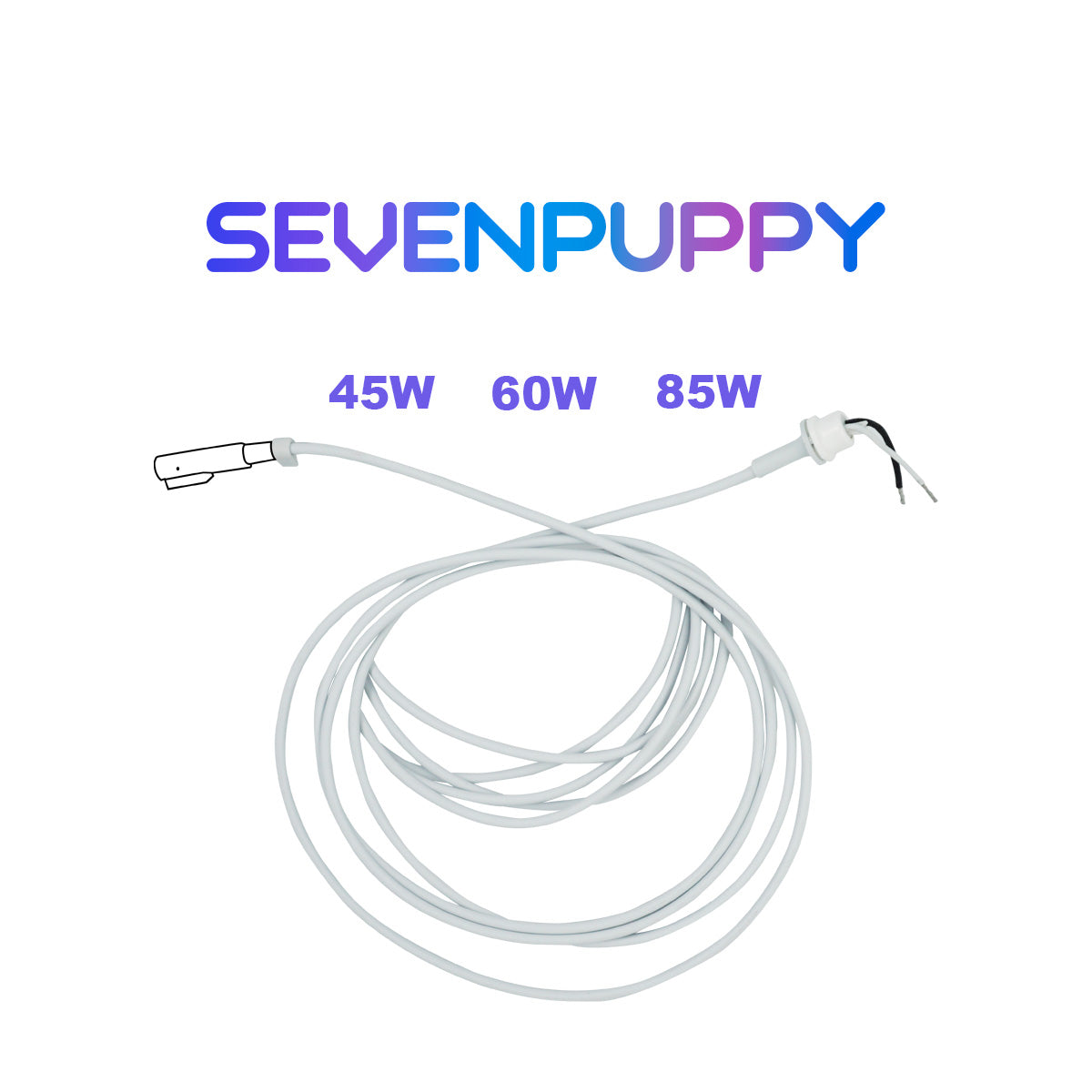 SEVEN PUPPY Brand NEW For Macbook Air / Pro A1181 A1342 A1278 A1286 A1297 A1370 A1369 Magsafe 1 45W 60W 85W Repair Charger DC Power Adapter Cable