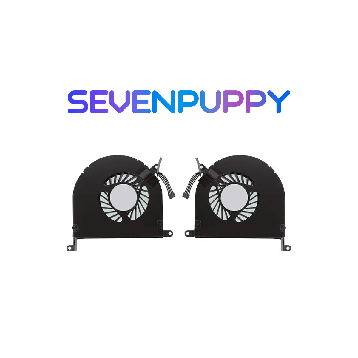 SEVENPUPPY Brand NEW For Macbook Pro 17" A1297 CPU Cooling Fan Left and Right Side 2009-2011 Year