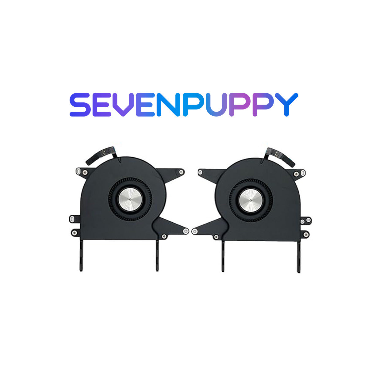 SEVENPUPPY Brand NEW For Macbook Pro Retina 14" A2442 Left and Right Side CPU Fan Cooling Cooler Fan 2021 Year Replacement