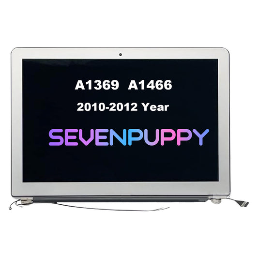 Amazon Ebay Top (SEVEN PUPPY) NUEVO para Macbook Air 13 "A1369 A1466 6 pines 2010-2012 Año Reemplazo de pantalla de ensamblaje de pantalla LCD completo