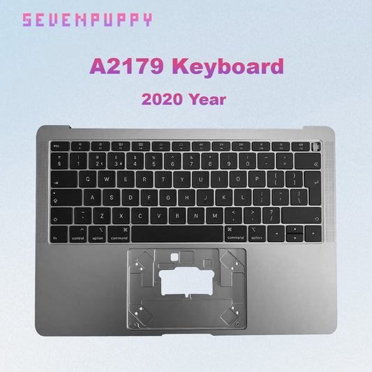 ( SEVEN PUPPY ) Brand NEW For 13" A2179 2020 Year Topcase With Keyboard German France UK US Laptop Replacement