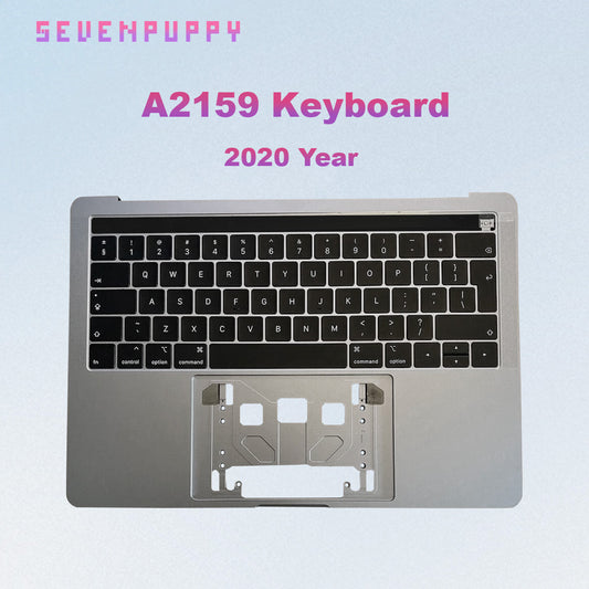 ( SEVEN PUPPY ) Brand NEW For 13" A2159 2020 Year Topcase With Keyboard German France UK US Laptop Replacement