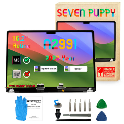 Amazon Ebay Top (SEVEN PUPPY) nuevo para MacBook Pro 16 "M1 M2 A2485 2021 año Retina reemplazo de conjunto de pantalla LCD completa