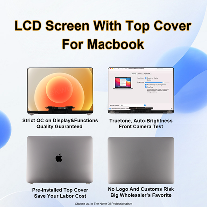 Amazon Ebay Top (SEVEN PUPPY) nuevo para Apple Macbook Pro 14 "A2442 Panel LCD reemplazo de pantalla A + EMC 3650